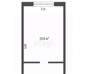 комната 19 кв м улица Химиков, 24