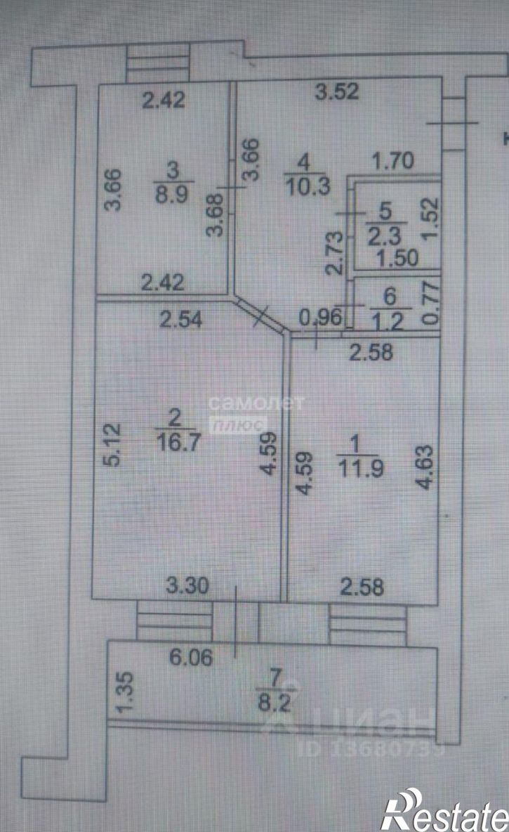 2-комн квартира улица Машиностроителей, 5,  д. 5