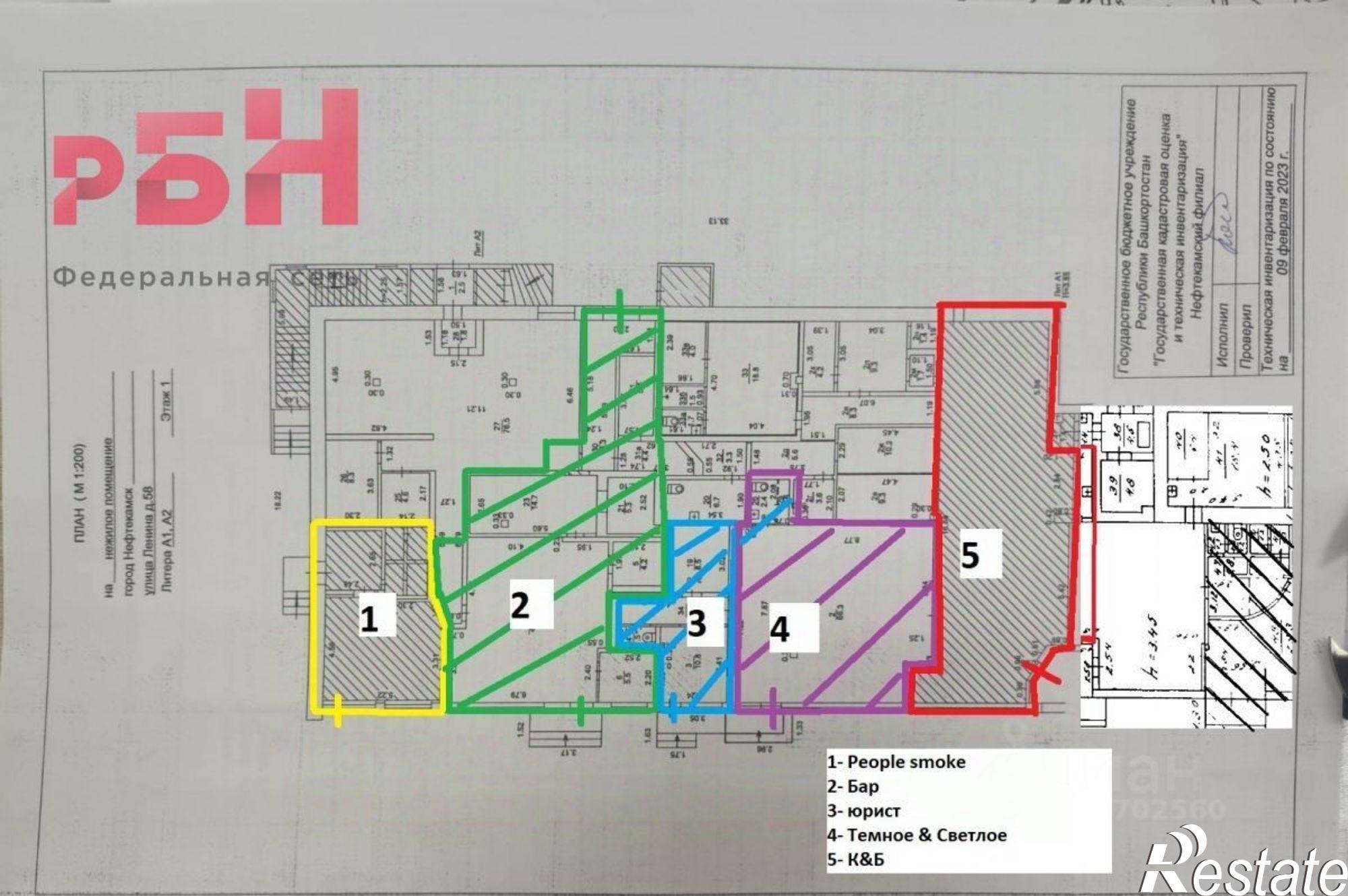 Купить помещение свободного назначения за 24 487 900 рублей на Нефтекамск, Ленина ул, 58