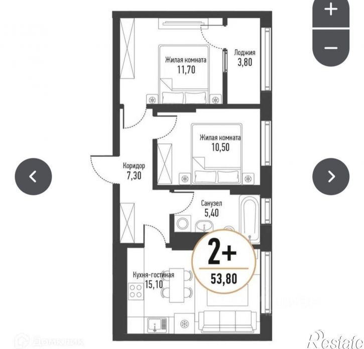 2-комн квартира Стерлитамак
