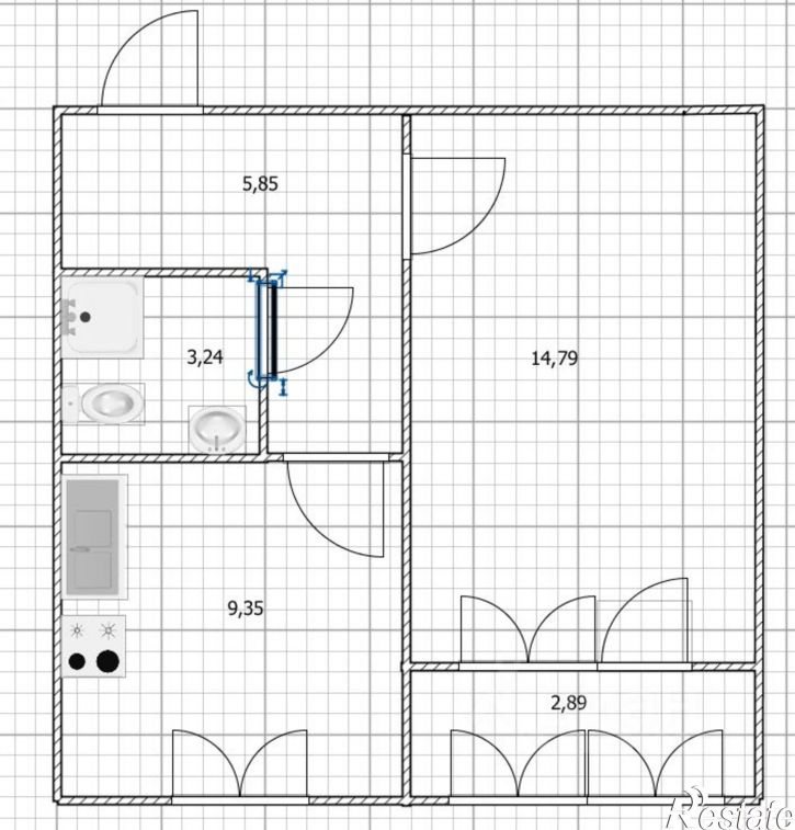 1-комн квартира Уфа г., Кировский