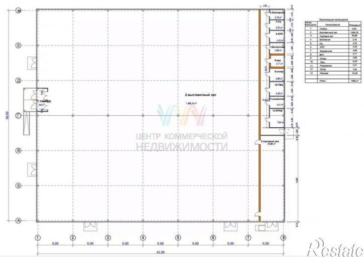 Торговое помещение улица Горького, 6,  д. 6