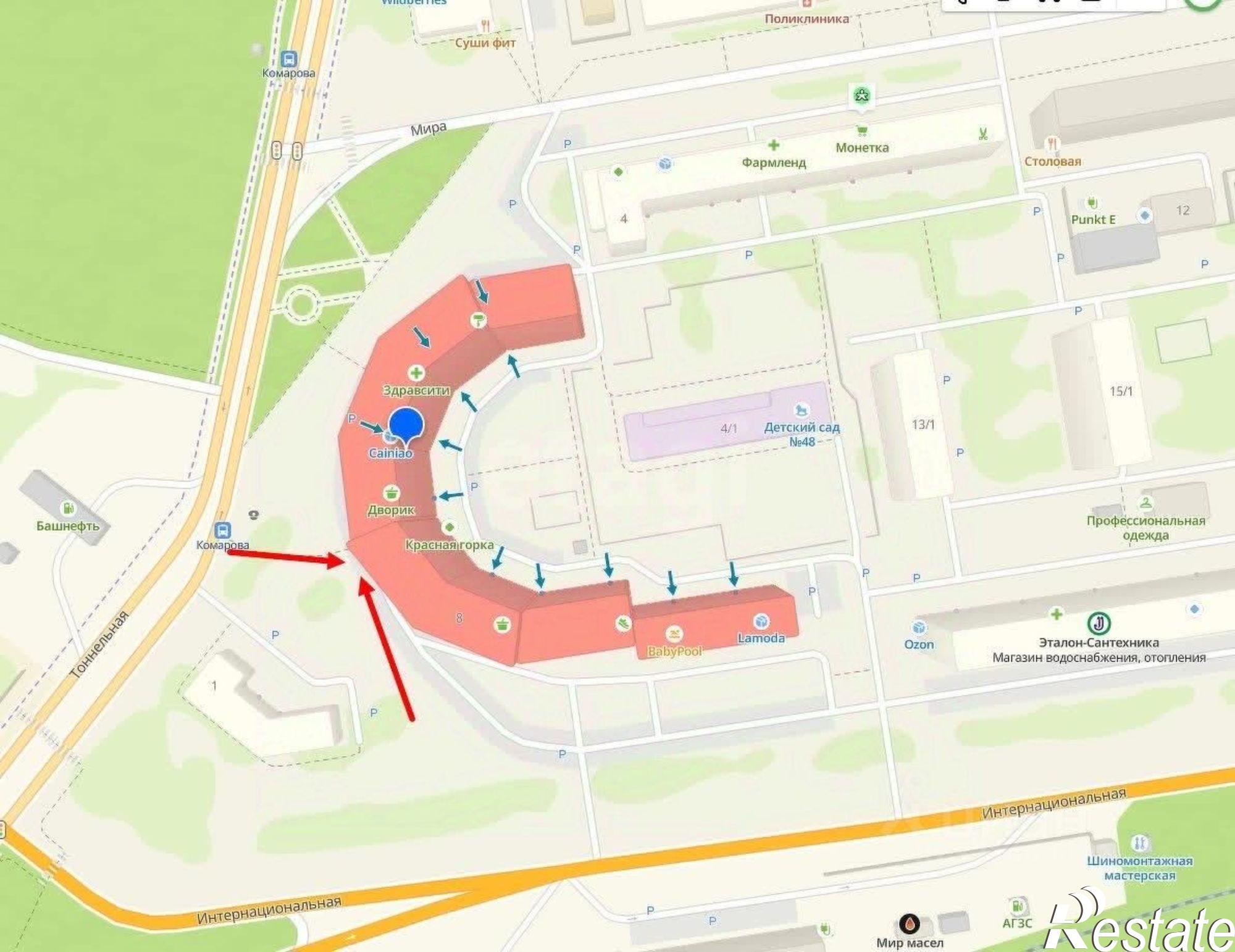 Сдать торговое помещение за 111 000 рублей на городской округ Уфа