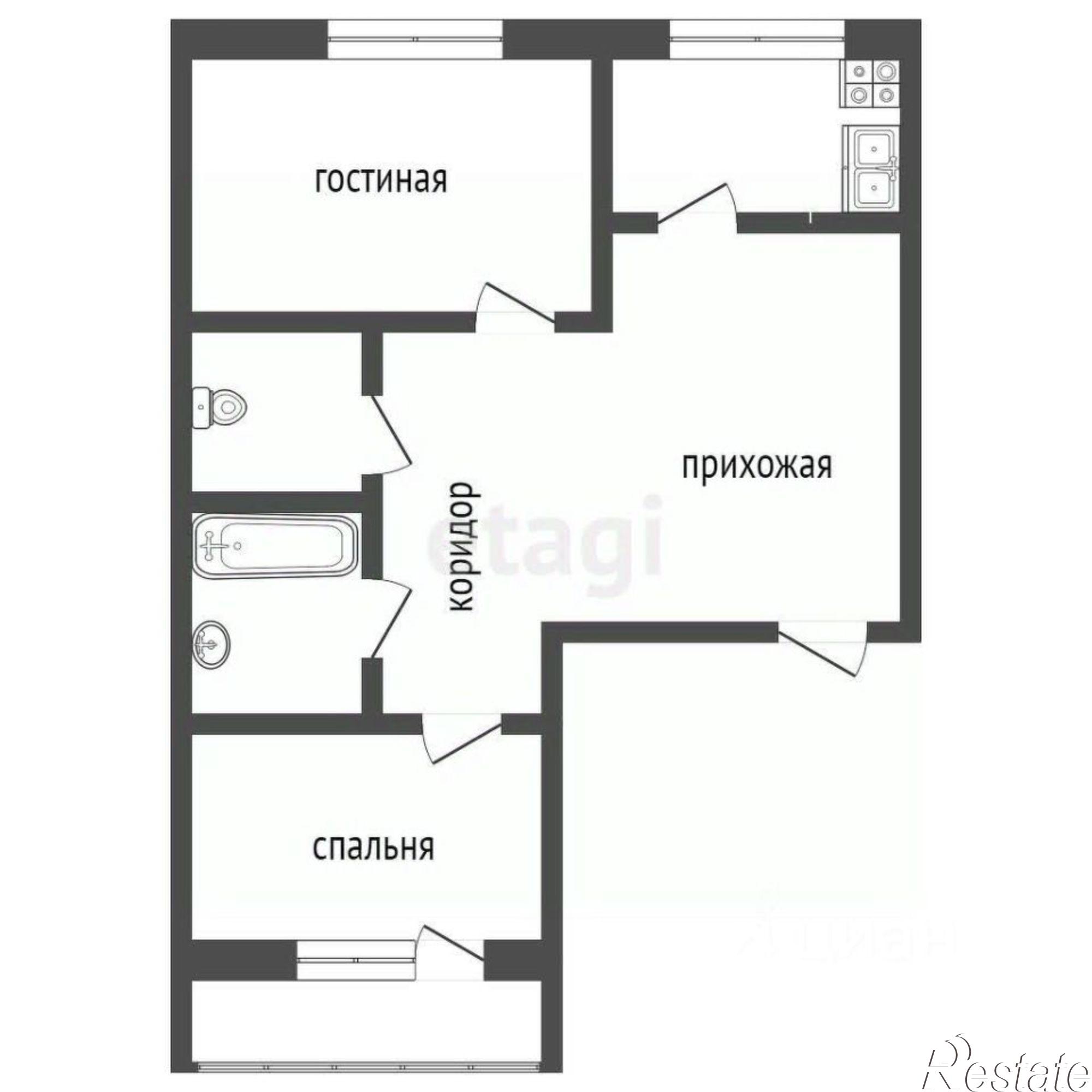 Купить квартиру за 4 300 000 рублей на Интернациональная улица, 120В