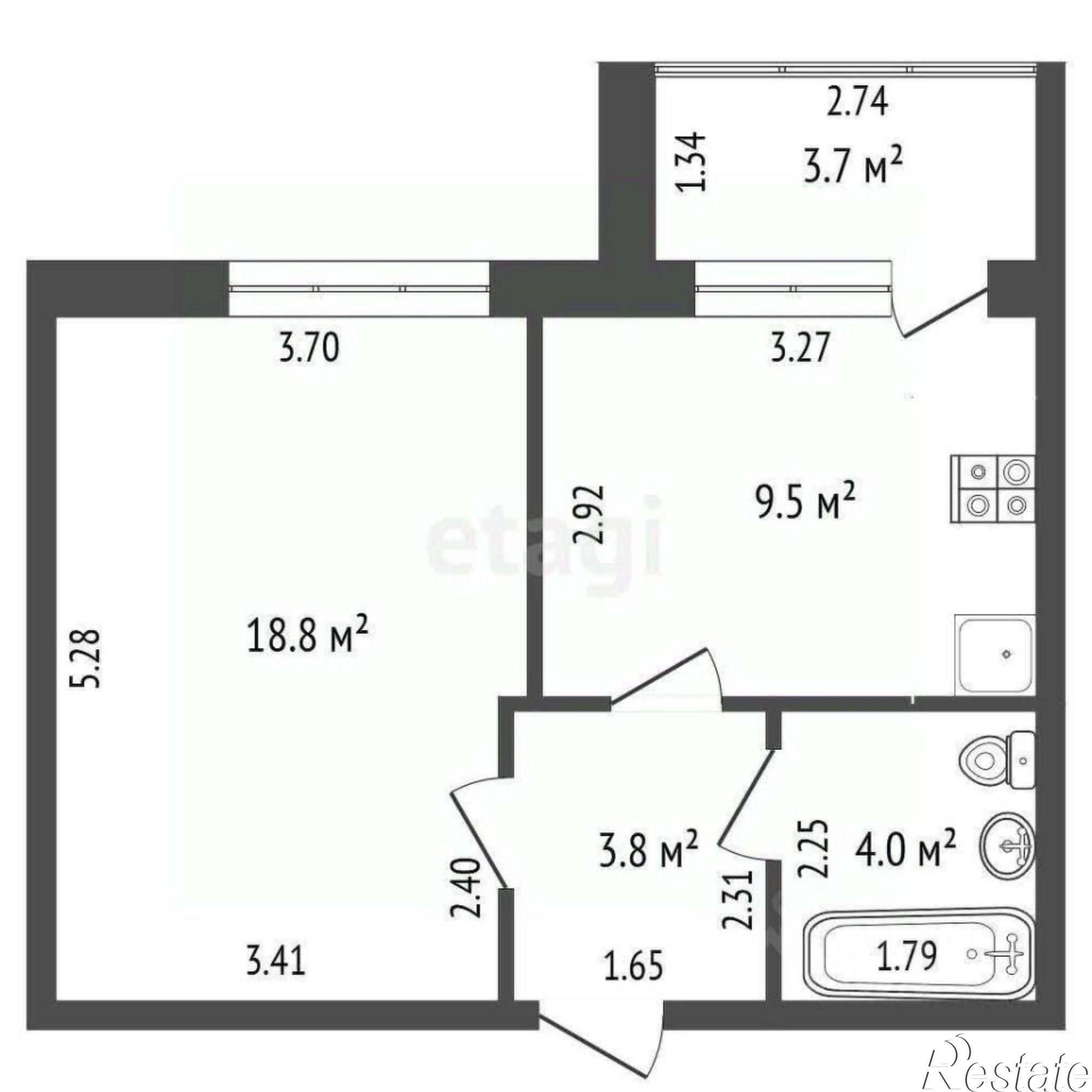 Купить квартиру за 4 100 000 рублей