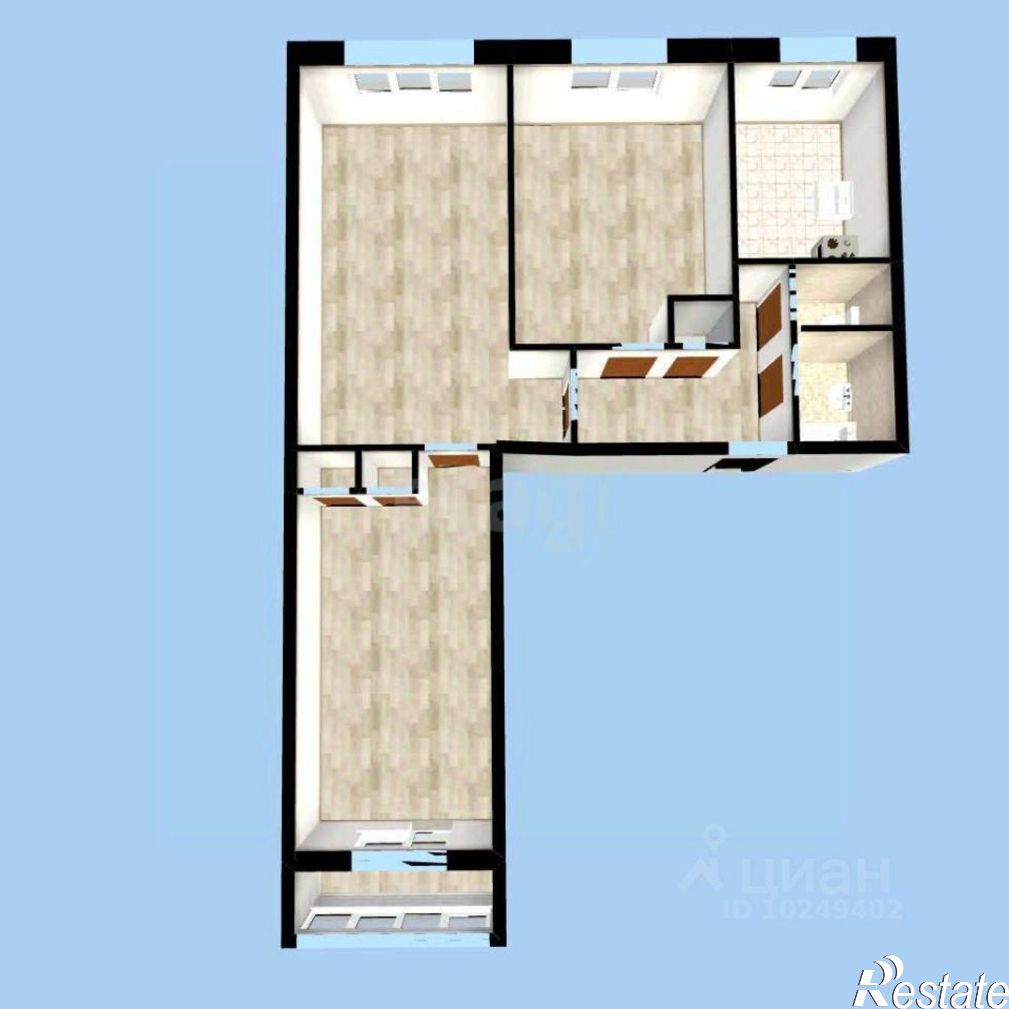 Купить квартиру за 4 900 000 рублей на городской округ Уфа