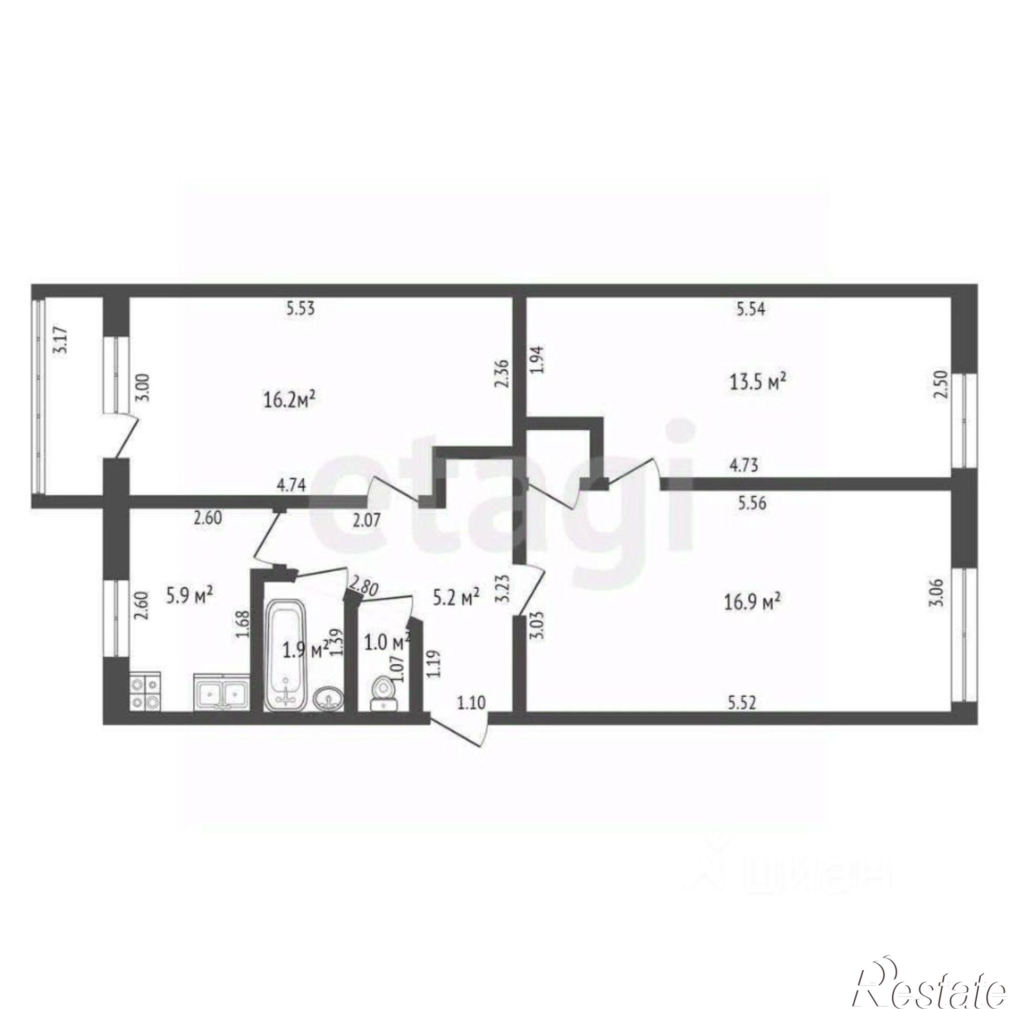 Купить квартиру за 3 200 000 рублей