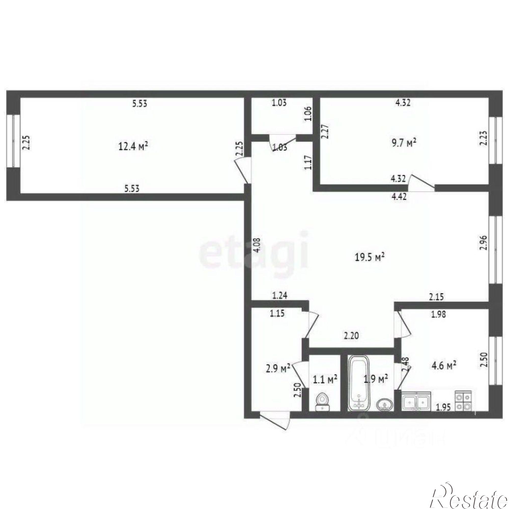 Купить квартиру за 3 350 000 рублей