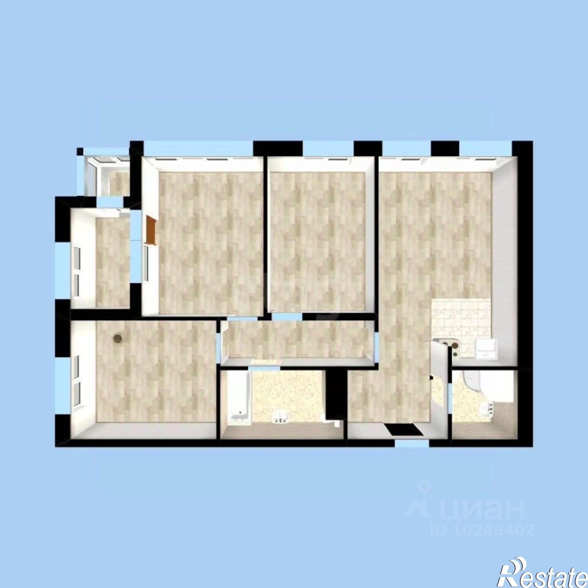 Купить квартиру за 37 990 000 рублей на городской округ Уфа