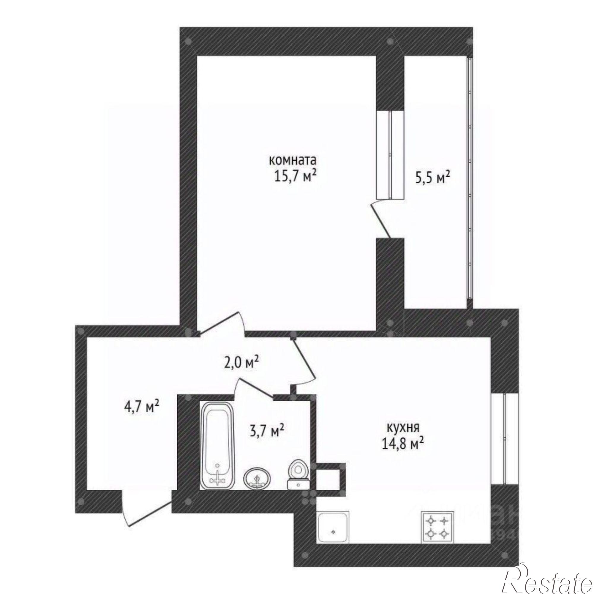 Купить квартиру за 3 490 000 рублей на Уфимский район