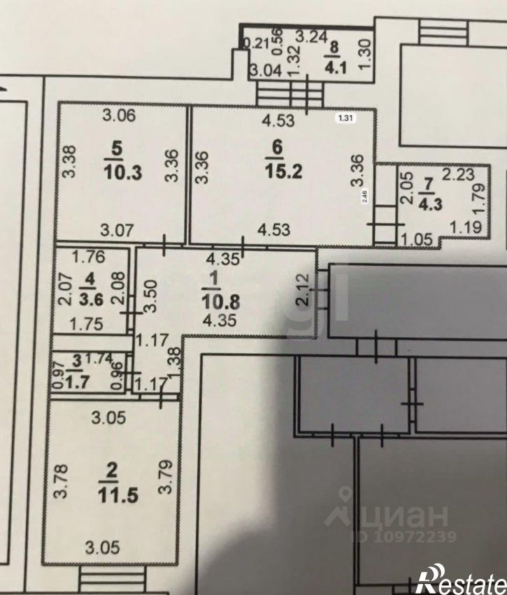 2-комн квартира