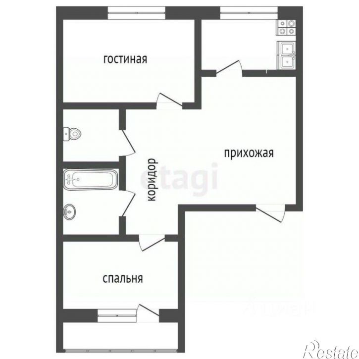 2-комн квартира Интернациональная улица, 120В,  д. 120В