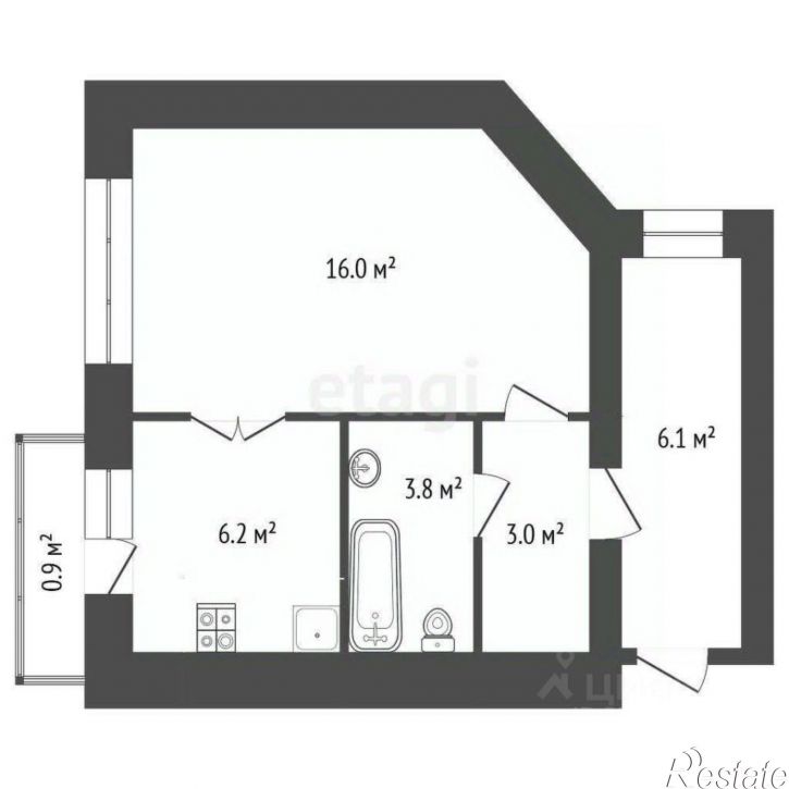 1-комн квартира Бирский район, Бирск