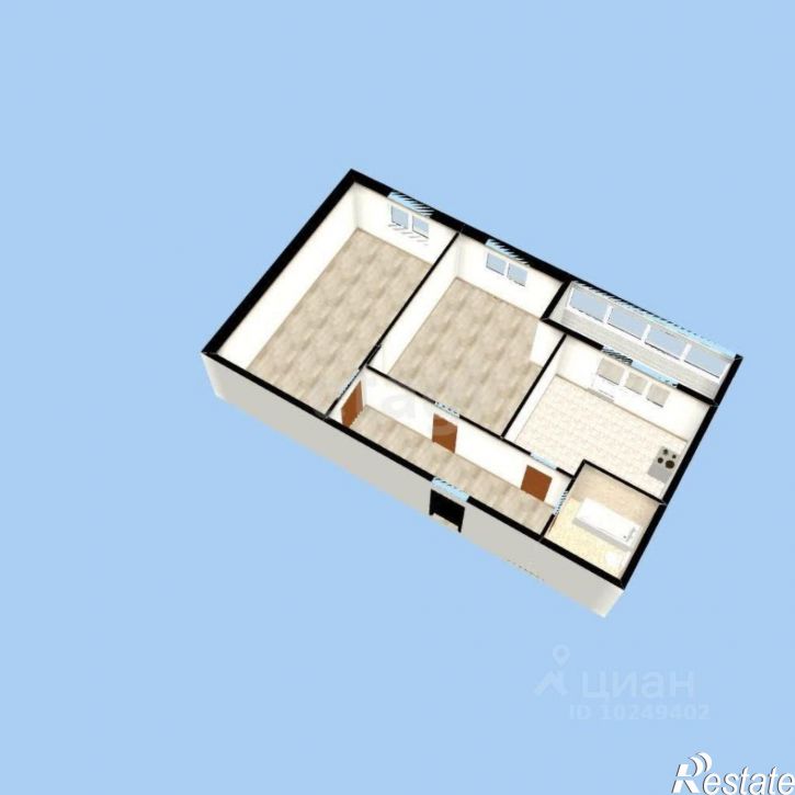 2-комн квартира городской округ Уфа