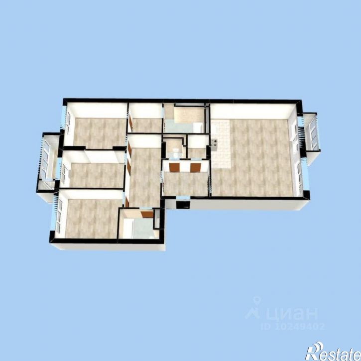 4-комн квартира городской округ Уфа