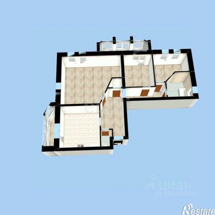 3-комн квартира городской округ Уфа