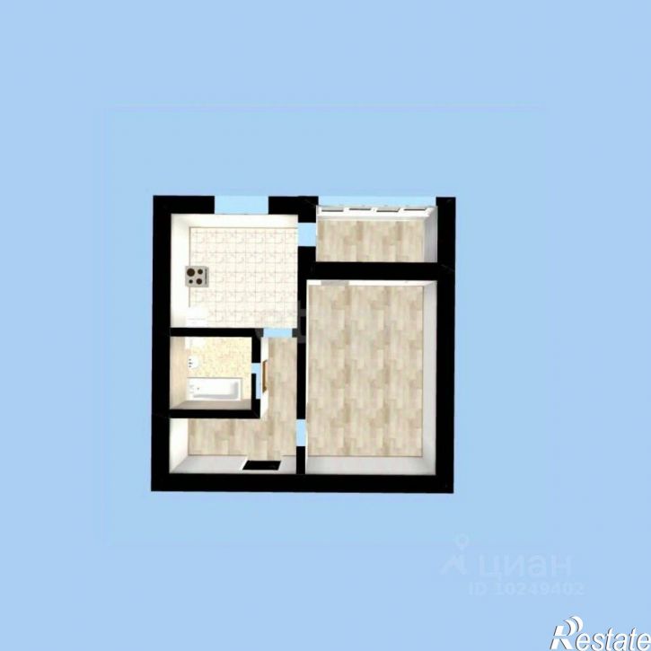 1-комн квартира городской округ Уфа