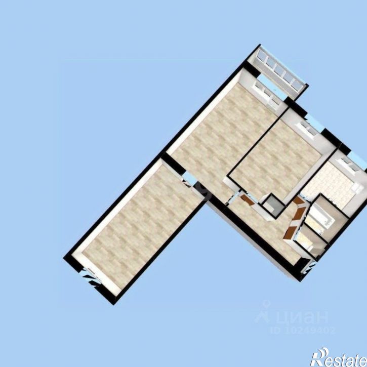 3-комн квартира городской округ Уфа