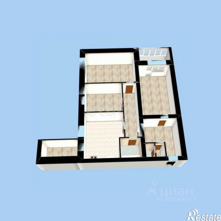 3-комн квартира городской округ Уфа