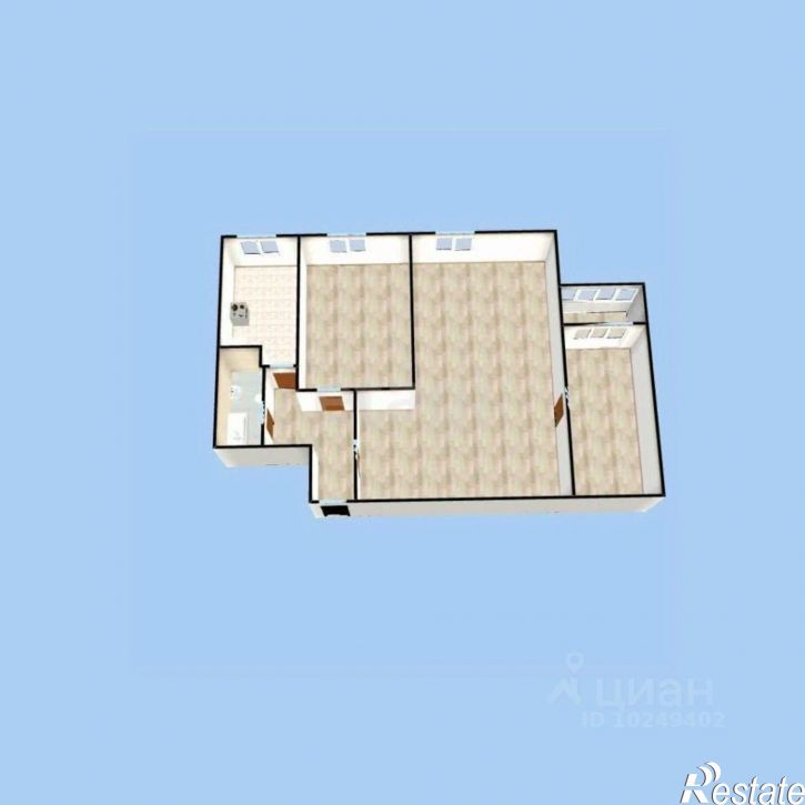 3-комн квартира городской округ Уфа