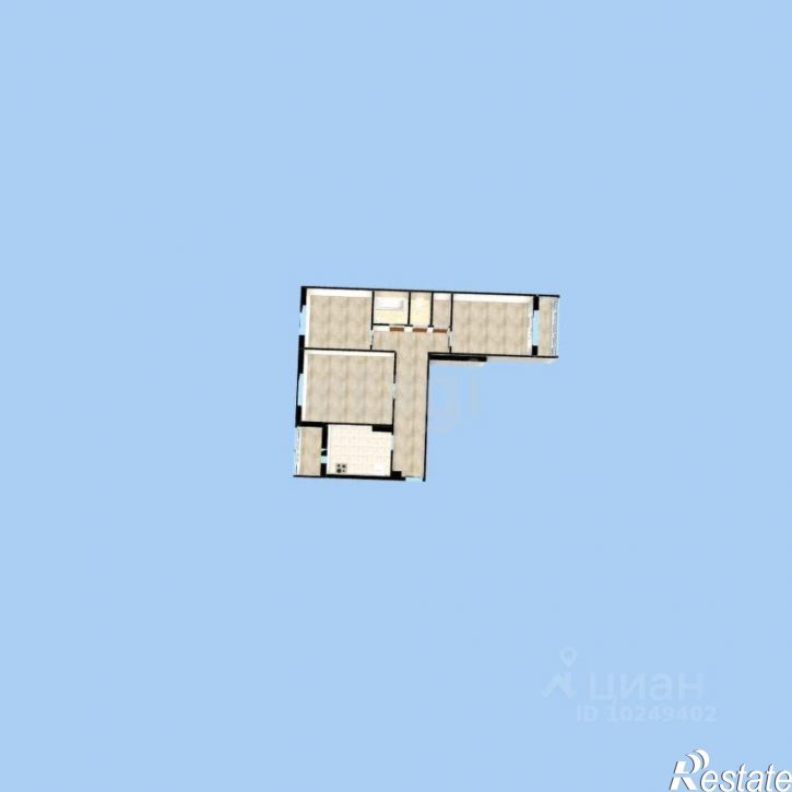 3-комн квартира городской округ Уфа