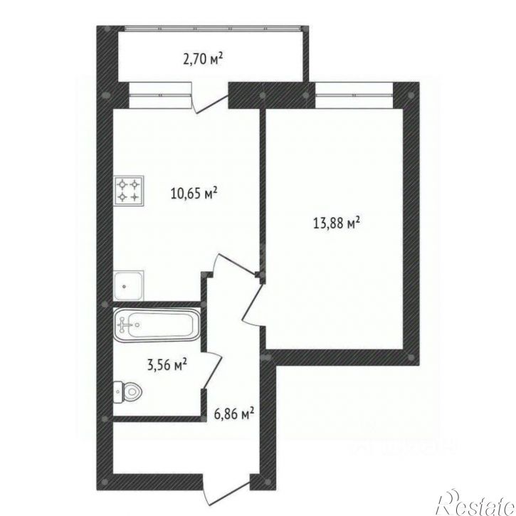 1-комн квартира Уфимский район
