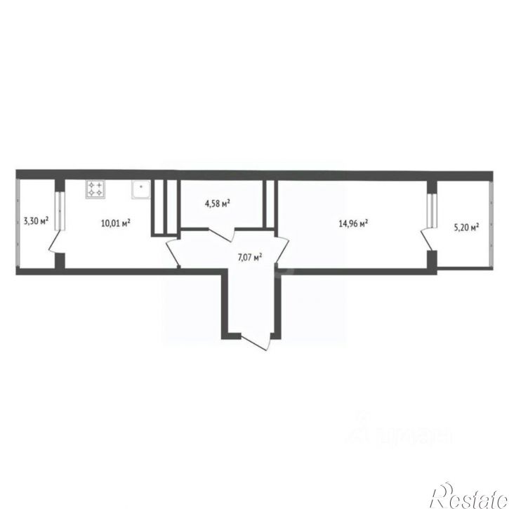 1-комн квартира городской округ Уфа