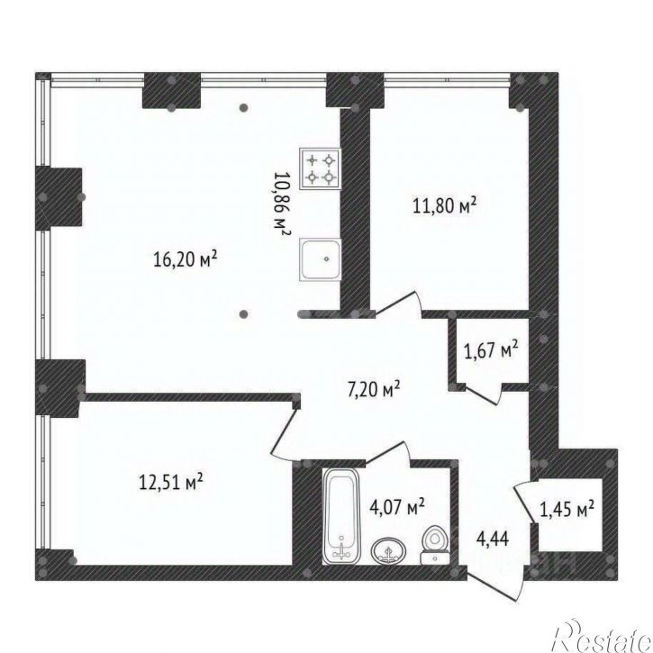 3-комн квартира городской округ Уфа