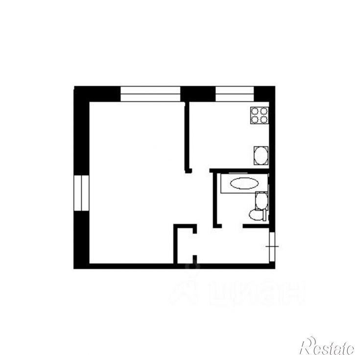 1-комн квартира