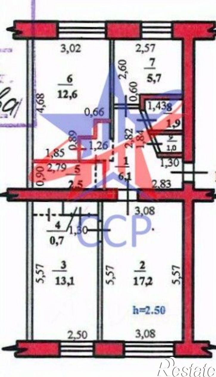 3-комн квартира Стерлитамак, ул. Комарова, 14