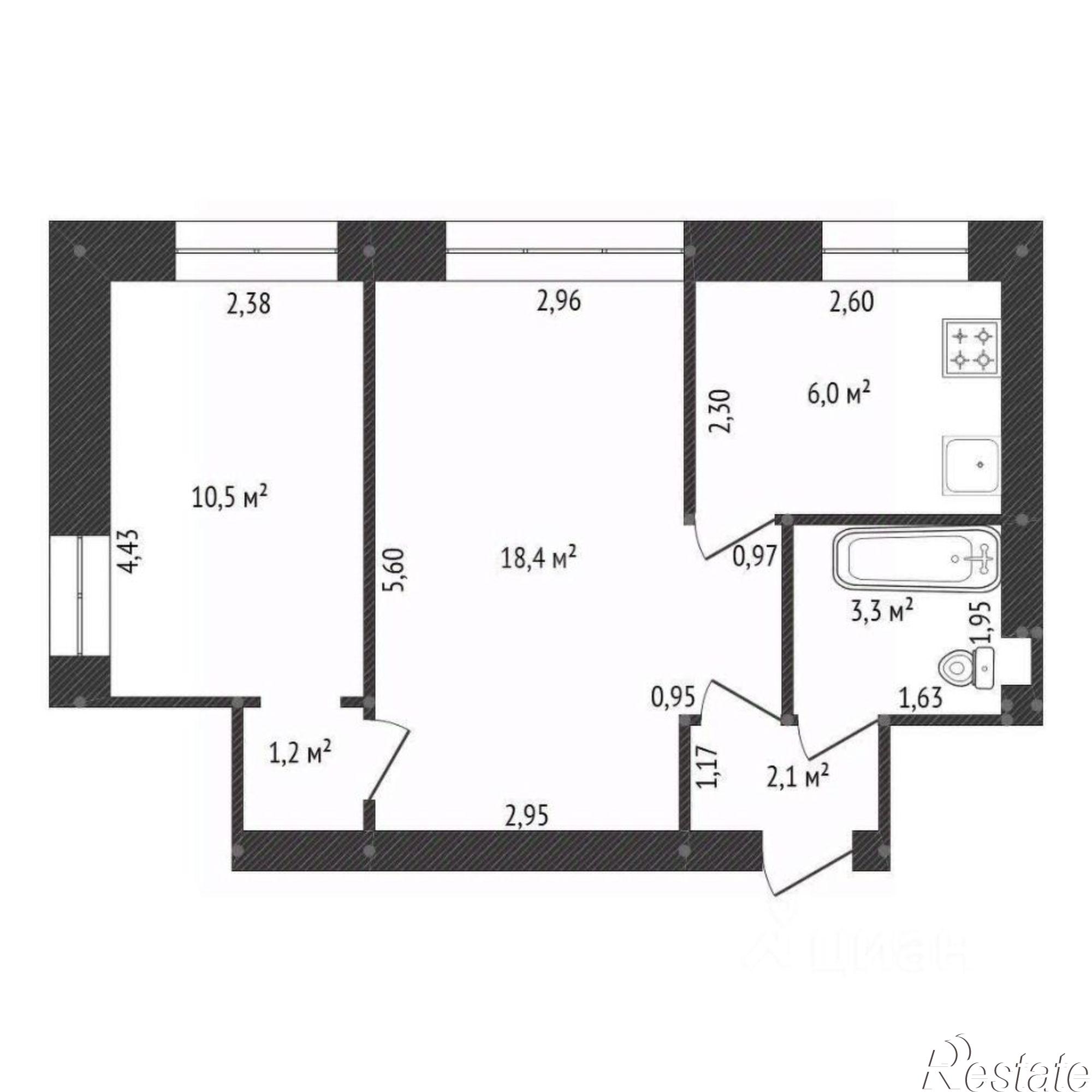 Купить квартиру за 3 000 000 рублей на городской округ Уфа