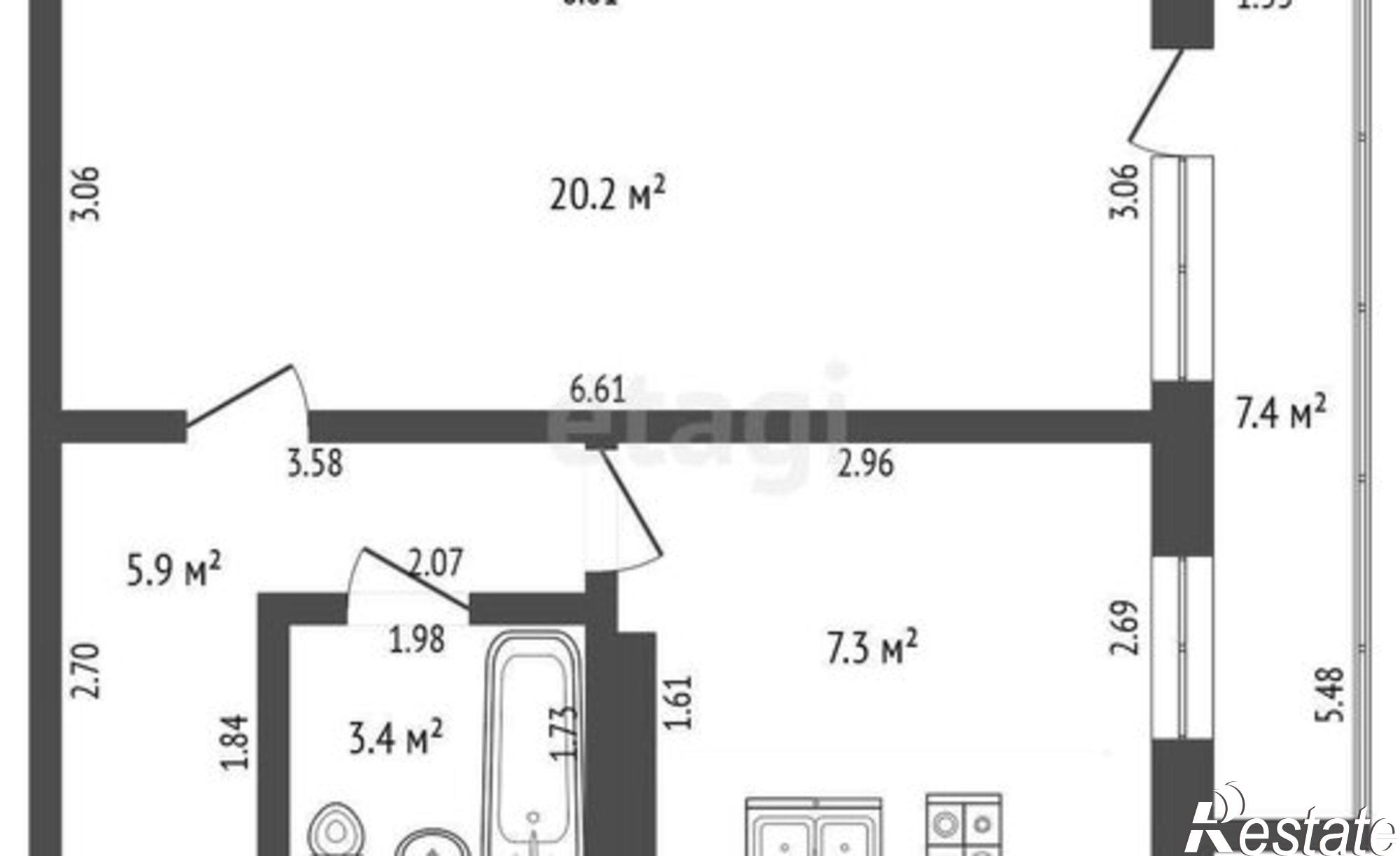 Купить квартиру за 3 680 000 рублей на Стерлитамак, улица Артёма, 108