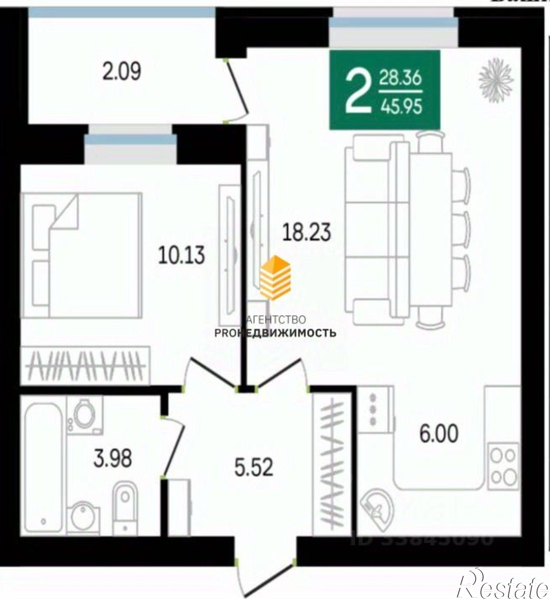 Купить квартиру за 4 200 000 рублей на Уфа г.