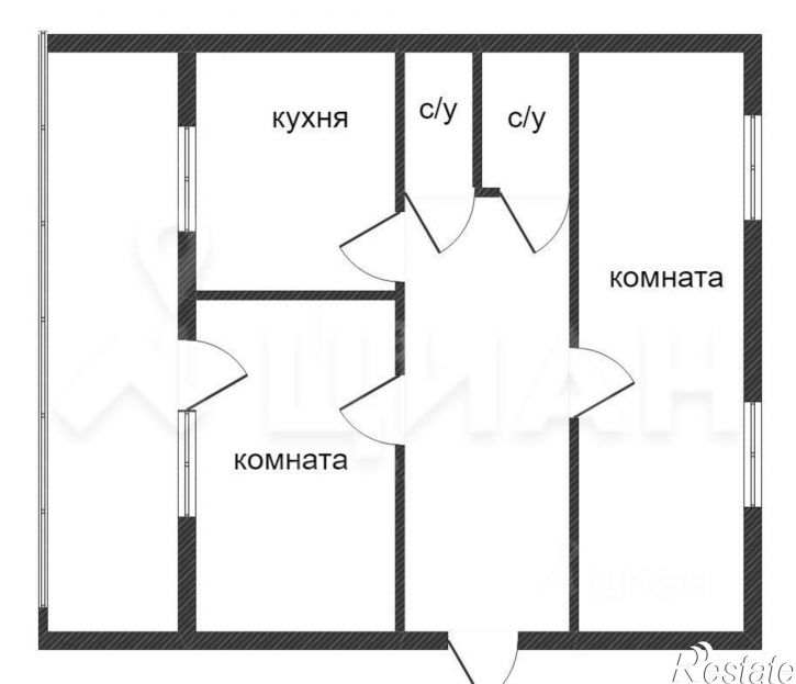 2-комн квартира Дюртюлинский р-н, Дюртюли
