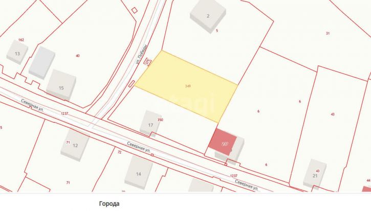 Земельный участок Школьная улица