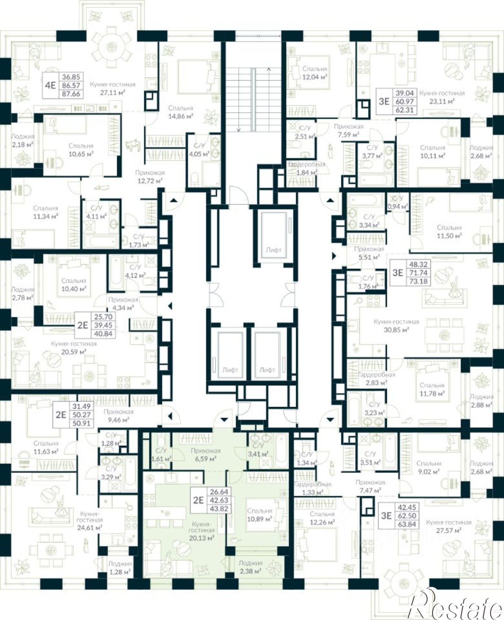 Купить квартиру за 8 580 700 рублей на Уфа
