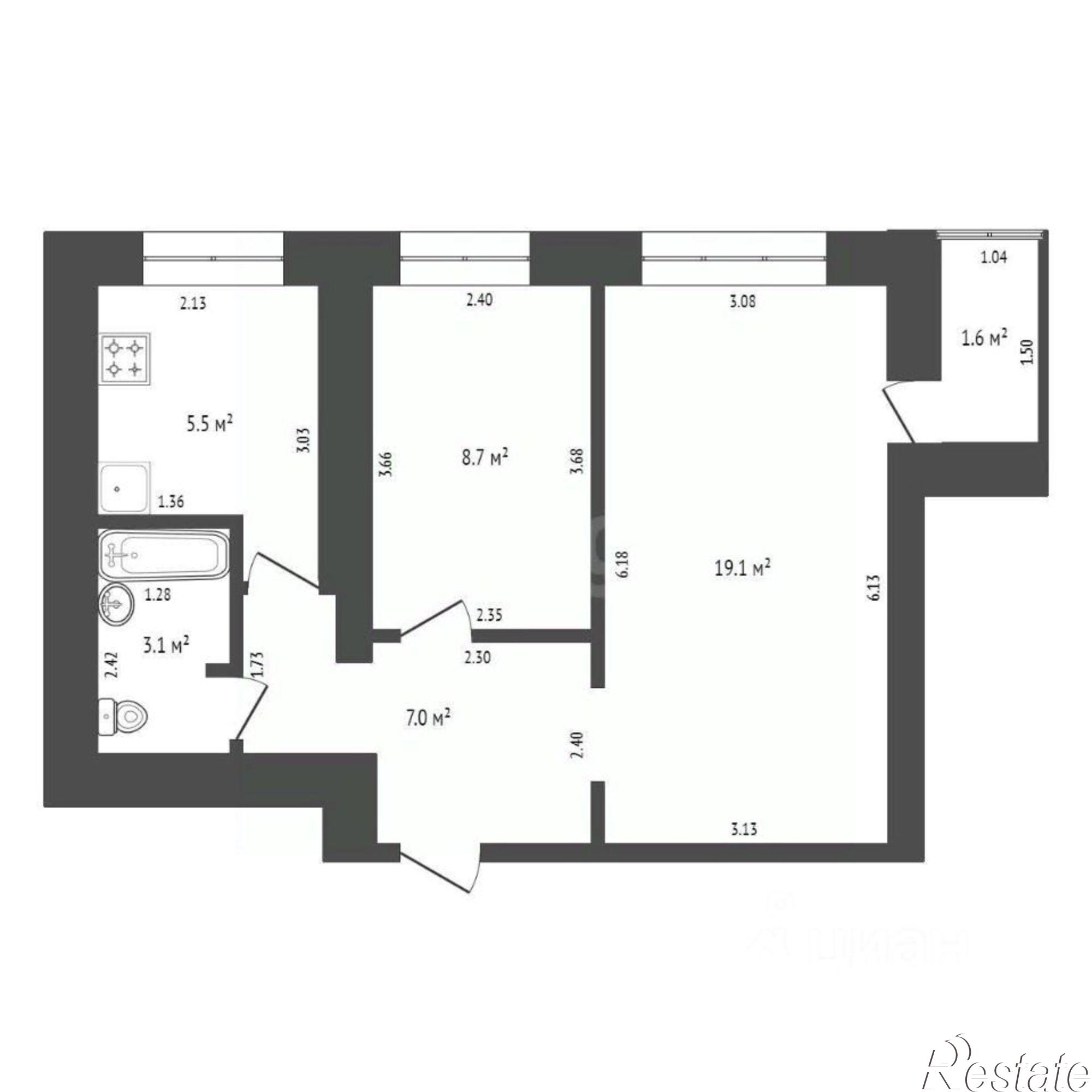 Купить квартиру за 3 650 000 рублей