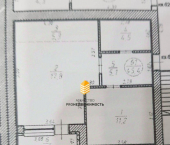 1-комн, 43кв м, этаж 3/3 Кармаскалинский район