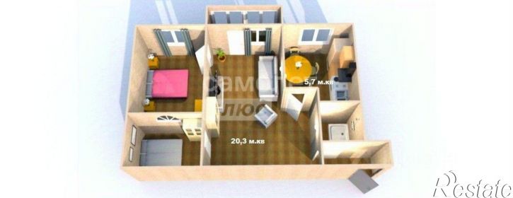 2-комн квартира ул Шахтостроительная, 8,  д. 8