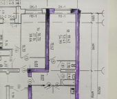 2-комн, 54кв м, этаж 3/5 