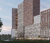 1-комн, 25 кв м, этаж 11/25 улица Рудольфа Нуреева, 7