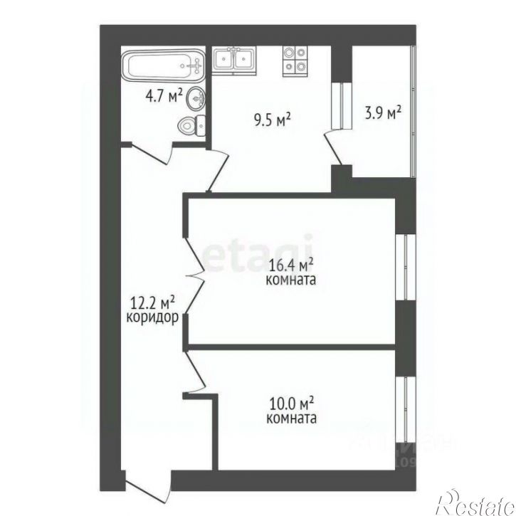 2-комн квартира ул С.Юлаева, 8,  д. 8