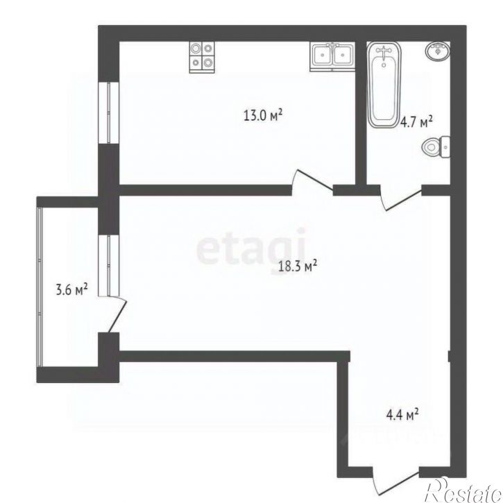 1-комн квартира ул С.Юлаева, 8,  д. 8