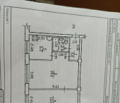2-комн, 44кв м, этаж 1/3 Дагестанская улица, 7