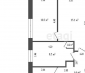 3-комн, 52кв м, этаж 4/5 Вокзальная улица, 38