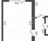 1-комн, 33кв м, этаж 1/5 ул Коммунистическая, 52