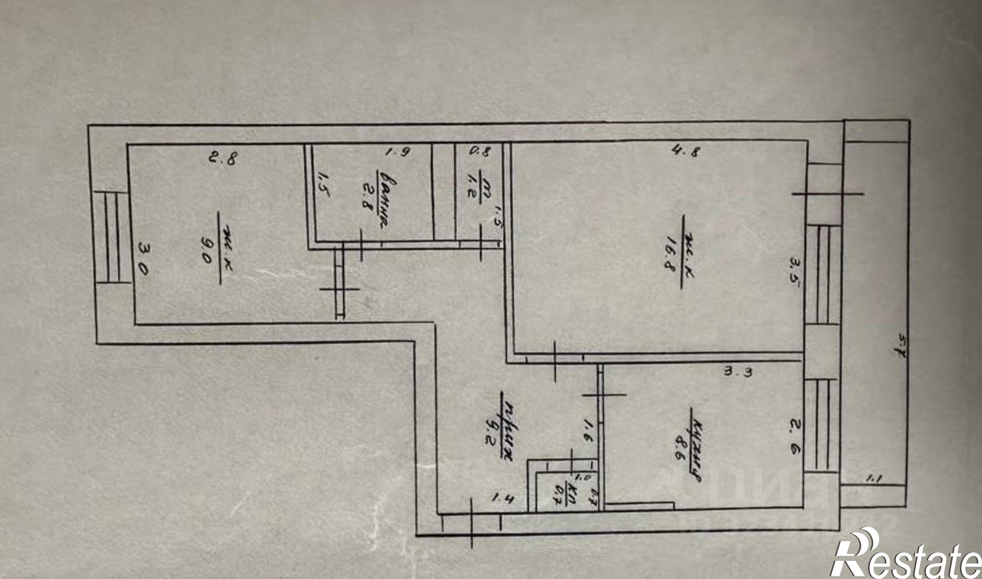 Купить квартиру за 3 300 000 рублей на ул Рабочая, 21/1