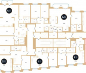 2-комн, 95 кв м, этаж 7/7 улица Рихарда Зорге, 73