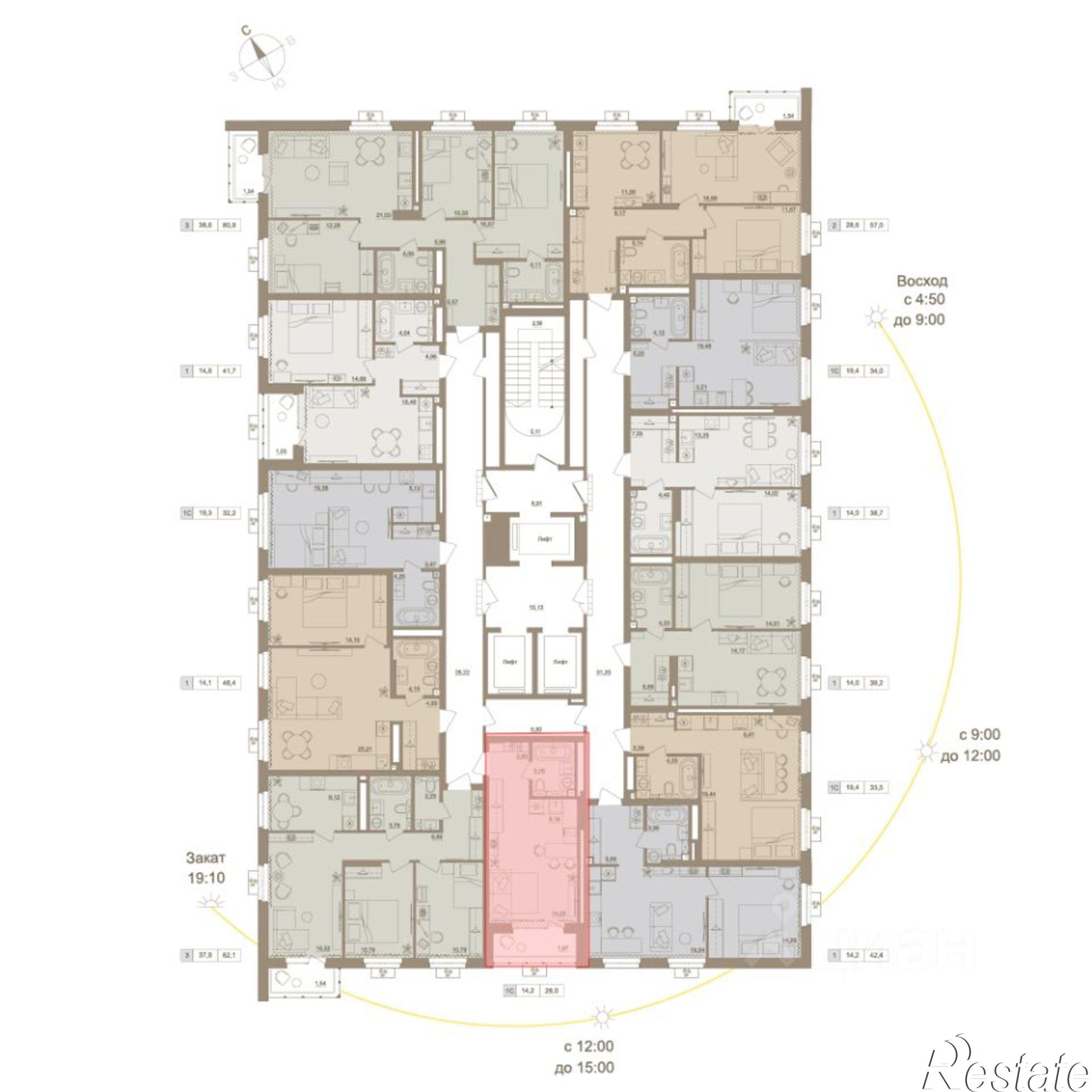 Купить квартиру за 4 494 400 рублей на Уфа, жилой комплекс Яркий