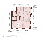 3-комн, 79 кв м, этаж 25/32 улица Пархоменко, 152